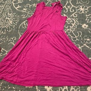 Rolla Coaster pink dress with back cutout